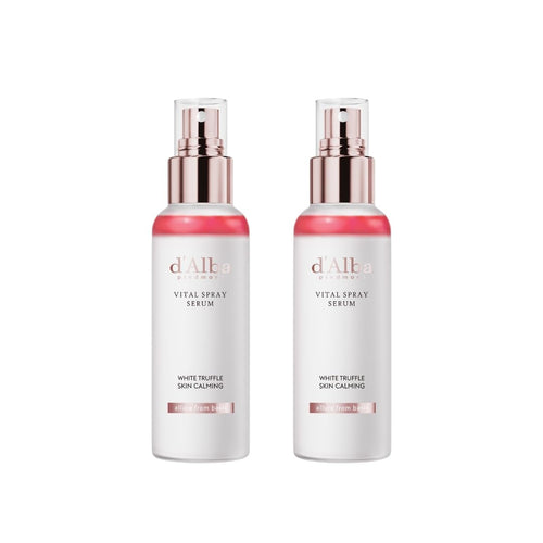d'alba Piedmont Italian White Truffle First Spray Serum (3.38 fl oz) | Vegan Skin Care, Hydrating Face Moisturizer, Cakey Makeup Fix, Glow Serum for Radiant Skin, Non Comedogenic, Korean skincare
