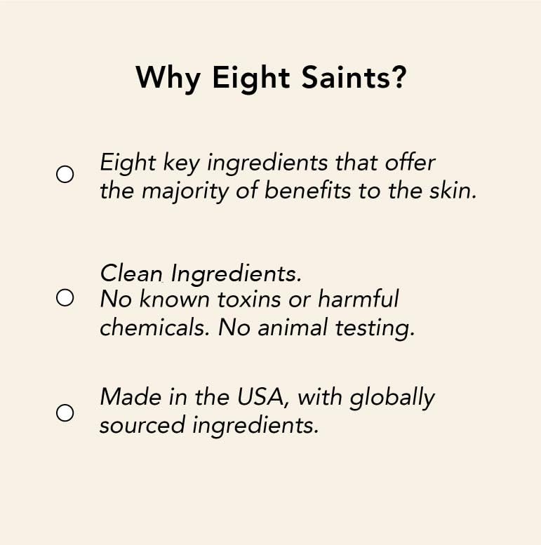 Eight Saints Retinol Facial Moisturizer Cream, For Firming Face, Neck & Eye Wrinkles and Lines, Deep Hydrating Lotion, Fragrance-Free, with Retinol, Hyaluronic Acid, and Vitamin E, 2 Ounces