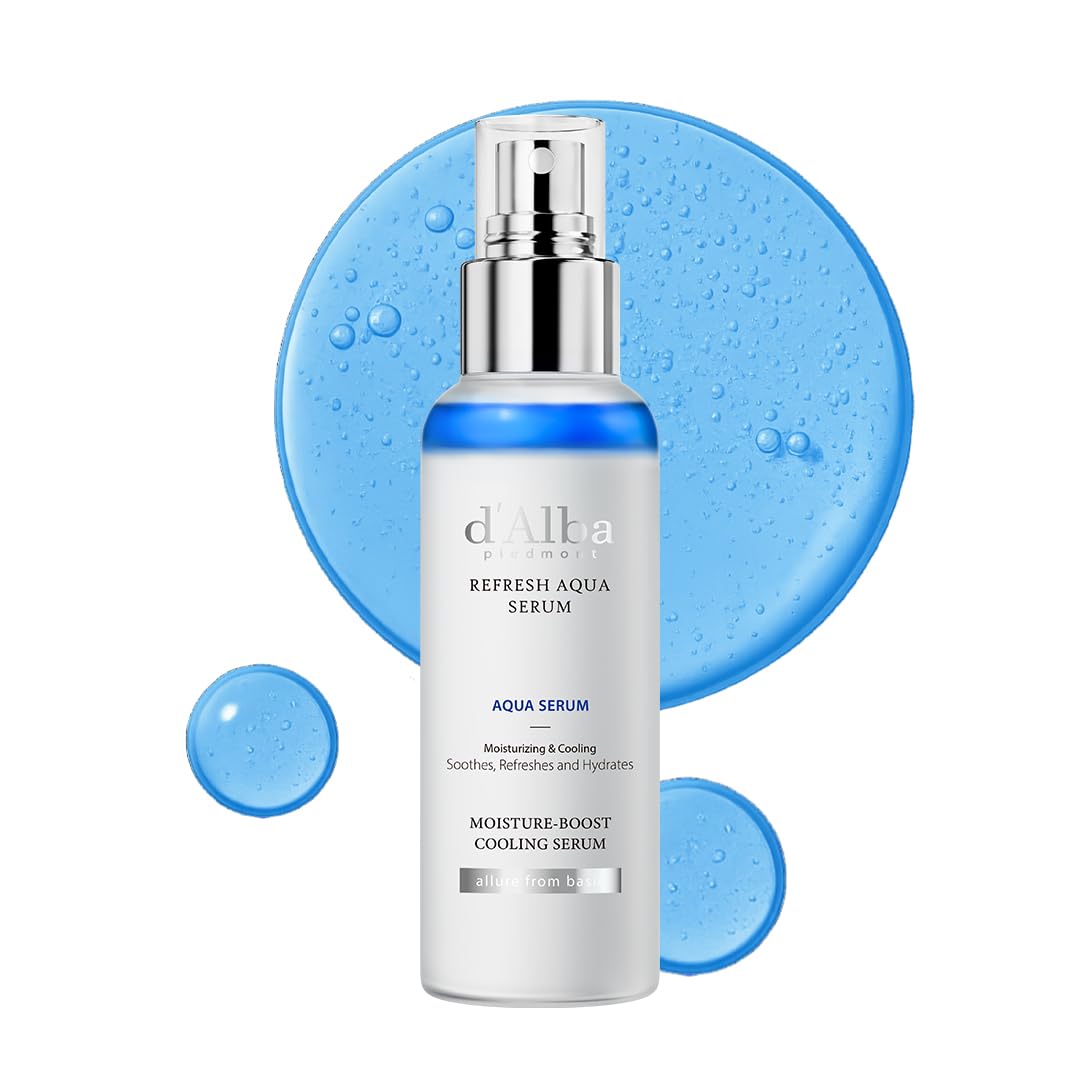 d'alba Piedmont Italian White Truffle First Spray Serum (3.38 fl oz) | Vegan Skin Care, Hydrating Face Moisturizer, Cakey Makeup Fix, Glow Serum for Radiant Skin, Non Comedogenic, Korean skincare