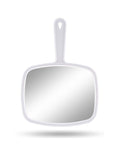 Gladmart 10.3" L x 7.4" W Hand Mirror for Home and Barber, Black