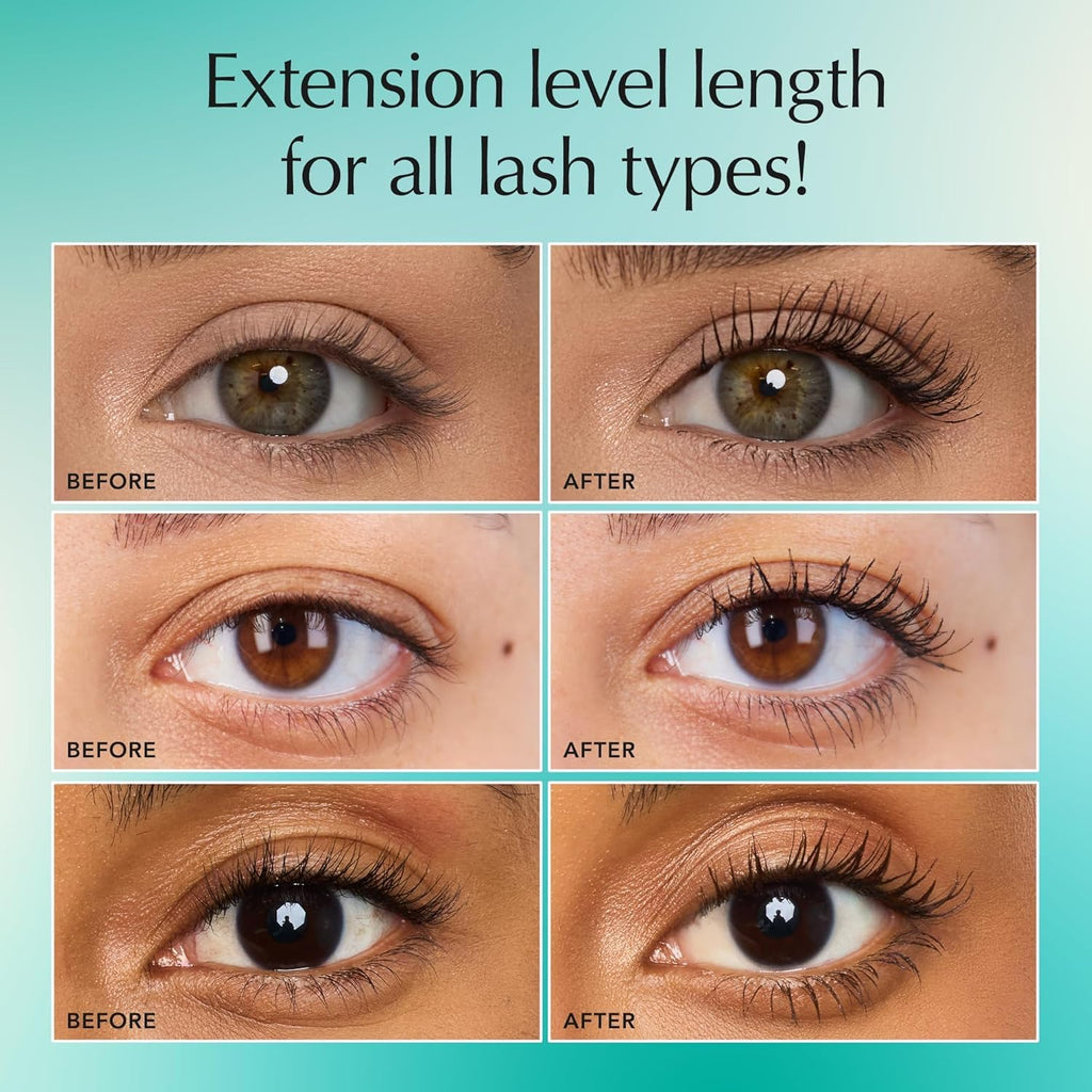 Thrive Causemetics Liquid Lash Extensions Mascara, Makeup Gift Set, Tubing Mascara Lengthening, Volumizing, Smudge Proof, No Clumping or Flaking, Cruelty Free, Brynn (Rich Black)